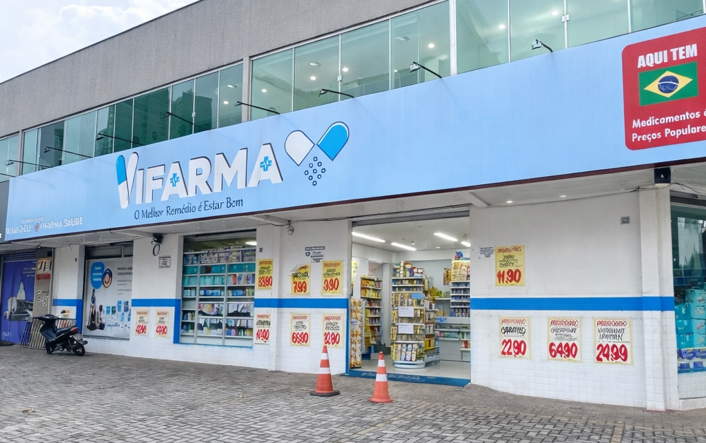 Localização da VI Farma Saúde em Goiânia