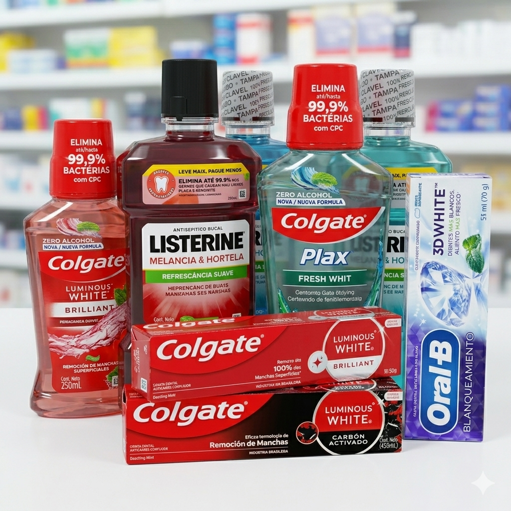 Produtos de higiene pessoal da VI Farma Saúde